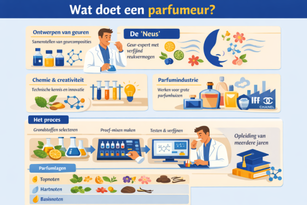 Alles over het beroep parfumeur Wat doet een parfumeur